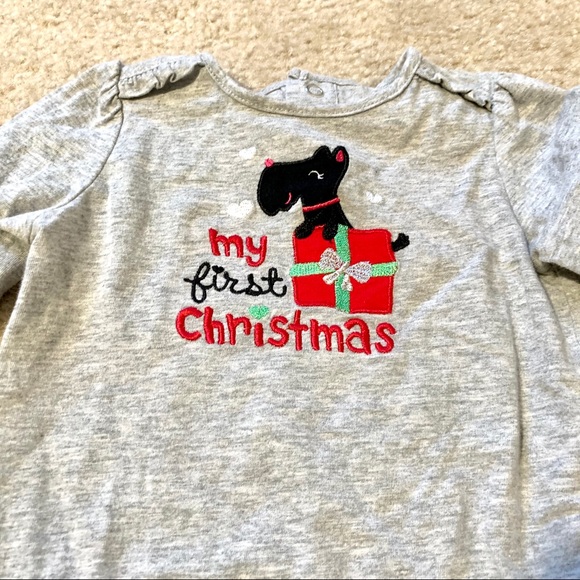 JUMPING BEANS “My First Christmas” Set—SZ. 9-12M - Picture 2 of 13